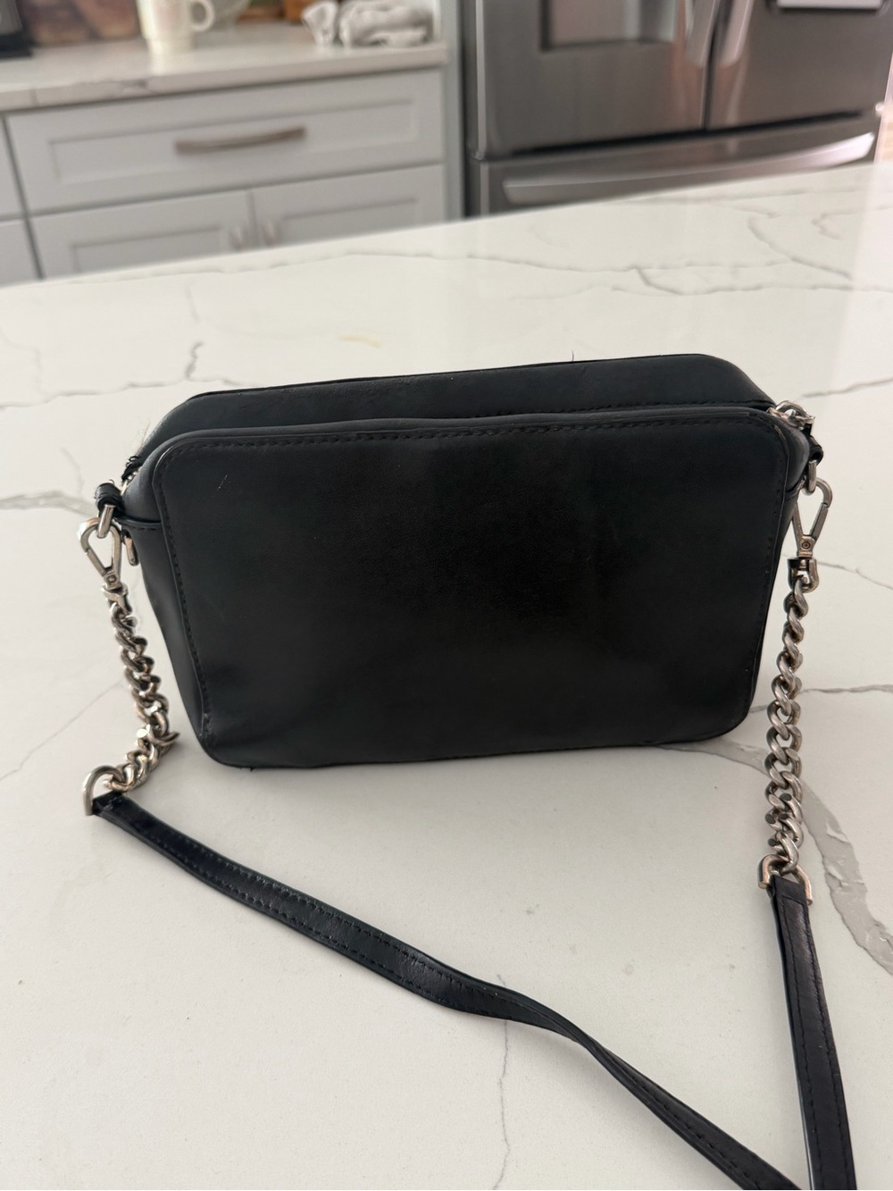 Michael Kors Black Studded Chain Crossbody Bag - Picture 4 of 9